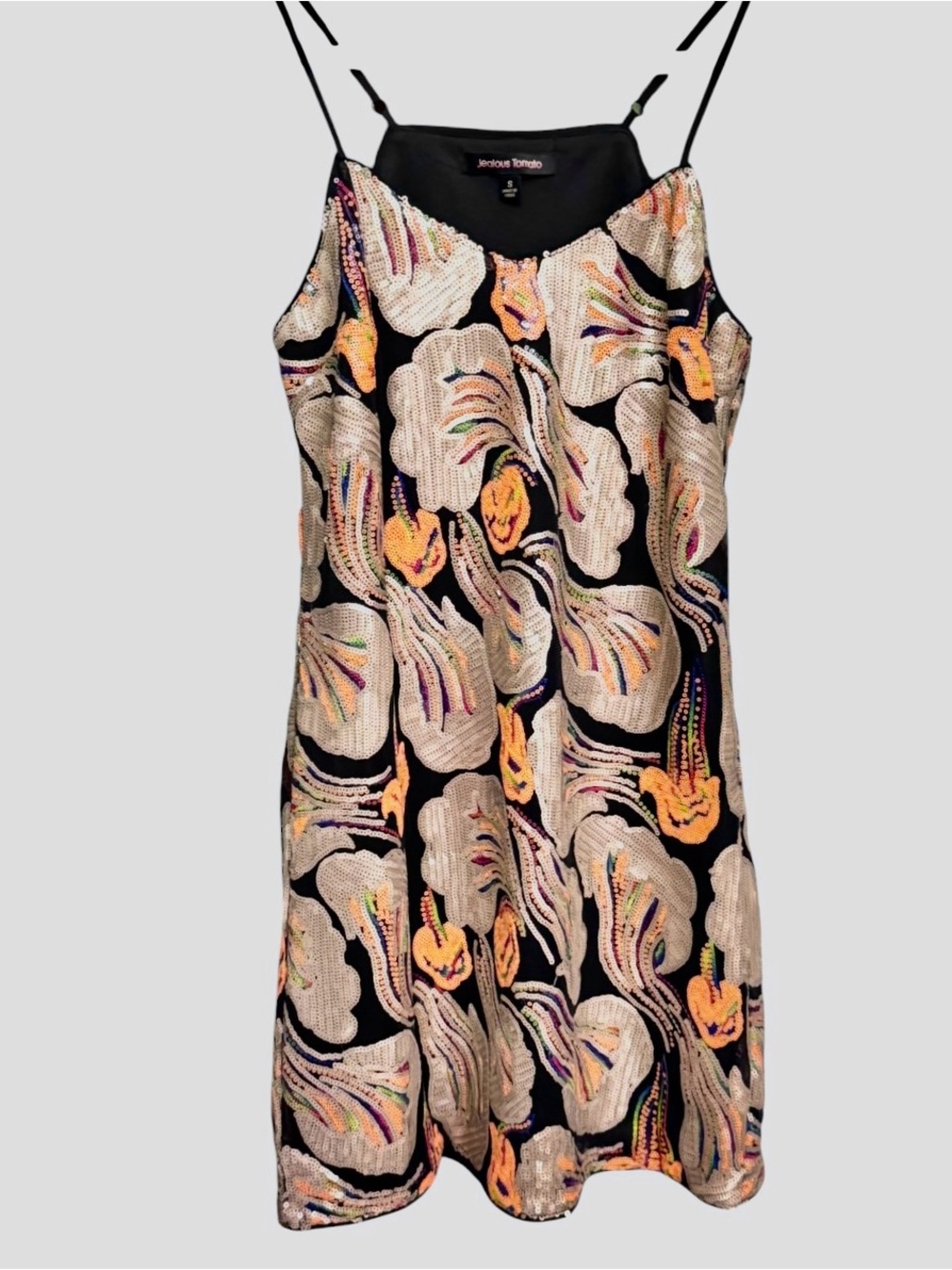 NEW! Jealous Tomato (by Flying Tomato) Sequin Floral Mini Dress Size Small